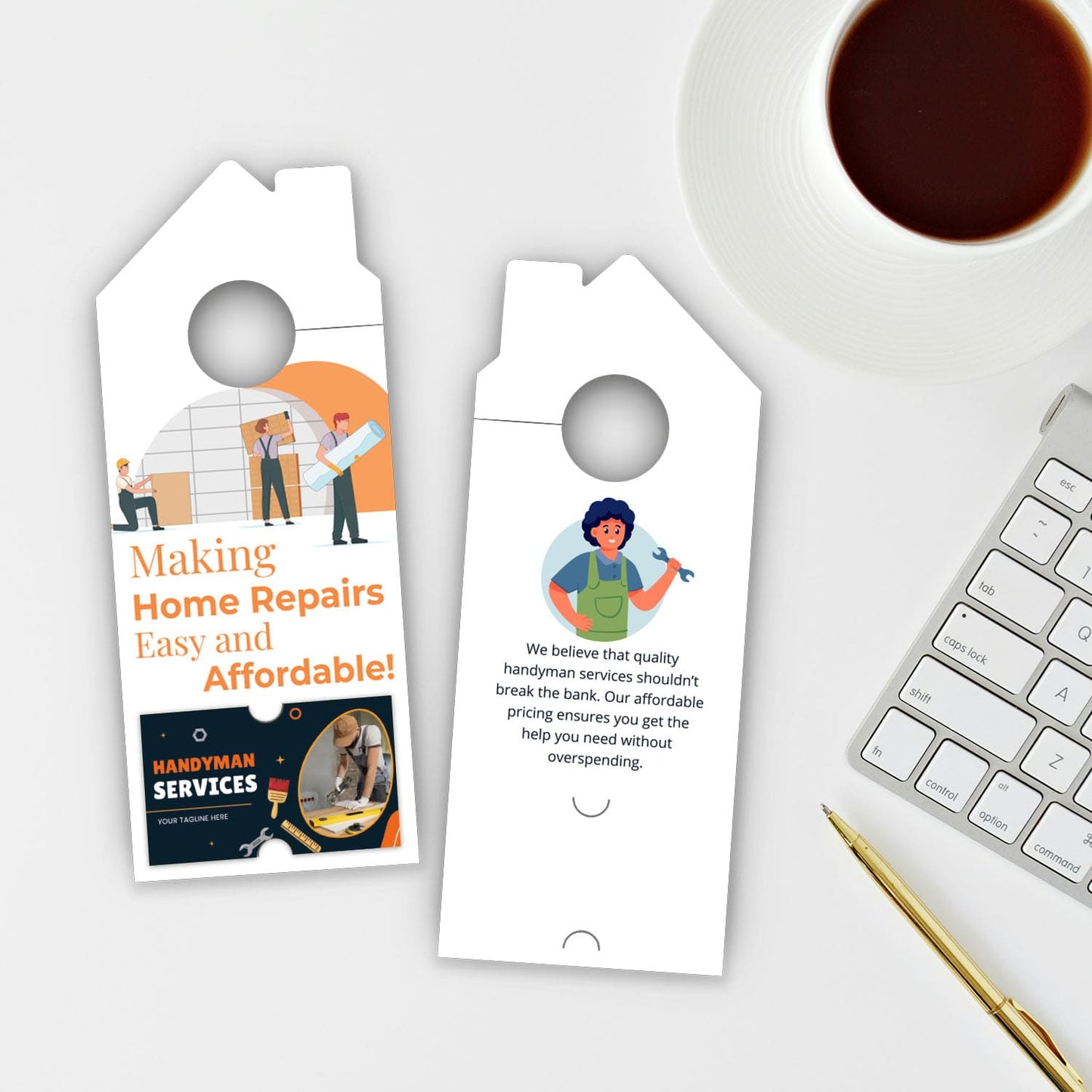 Handyman Services Door Hanger