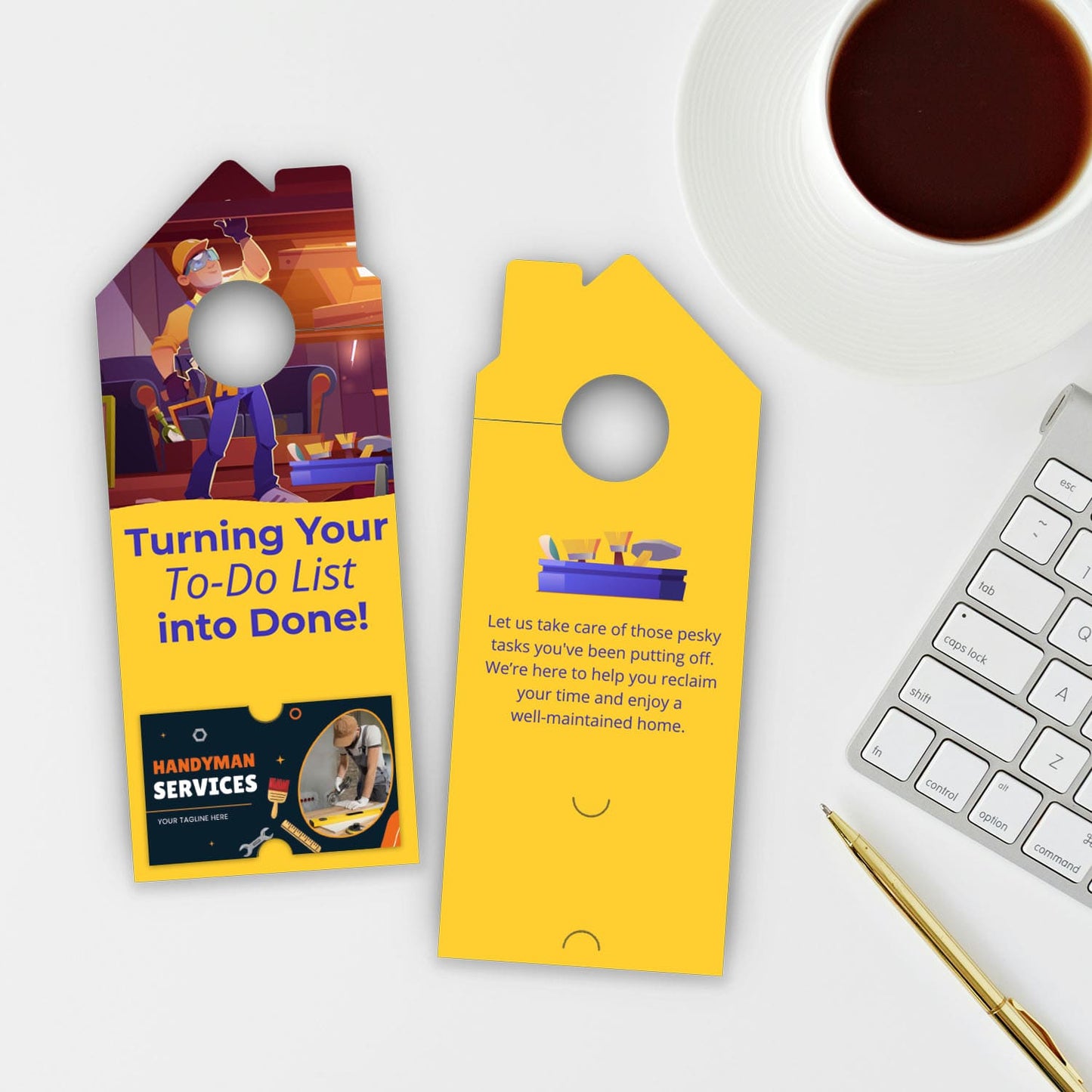 Handyman Services Door Hanger