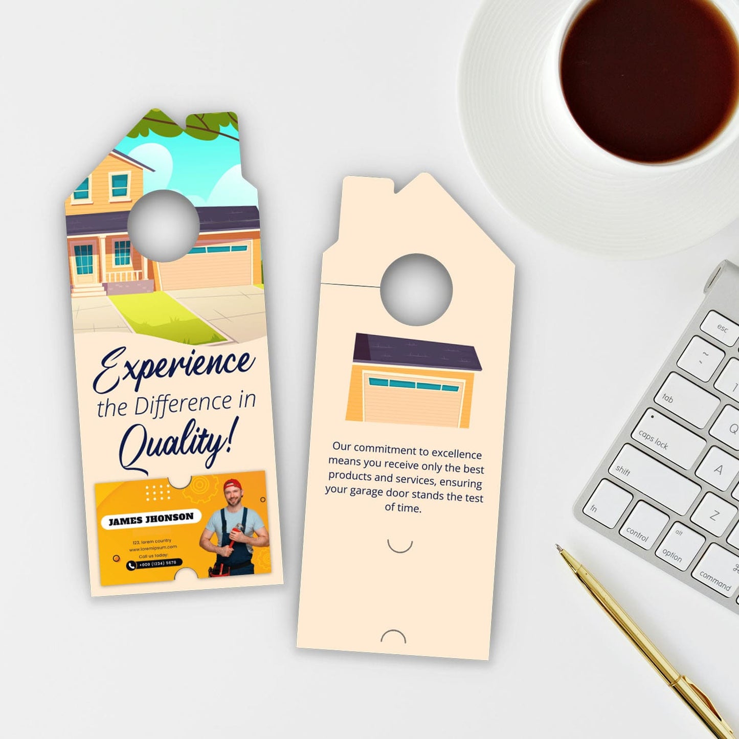 Garage Door Services Door Hanger