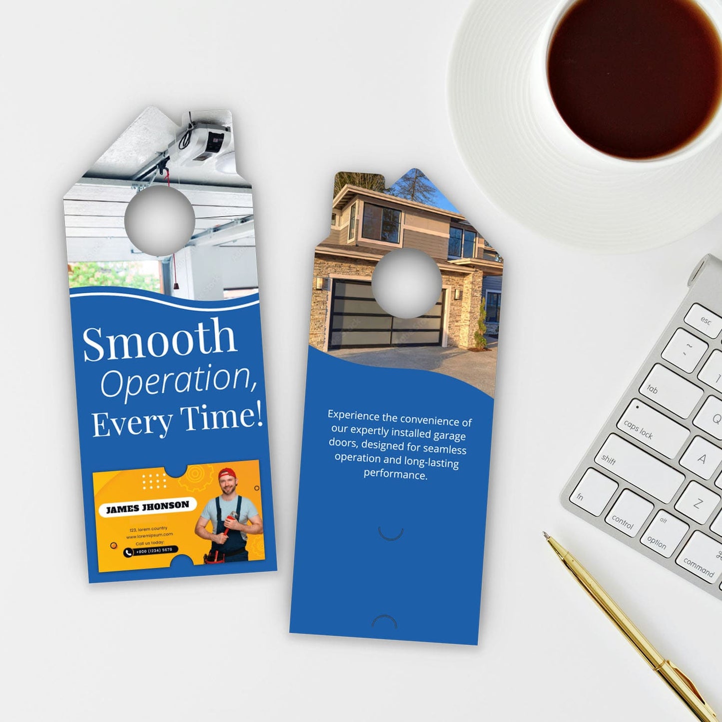 Garage Door Services Door Hanger