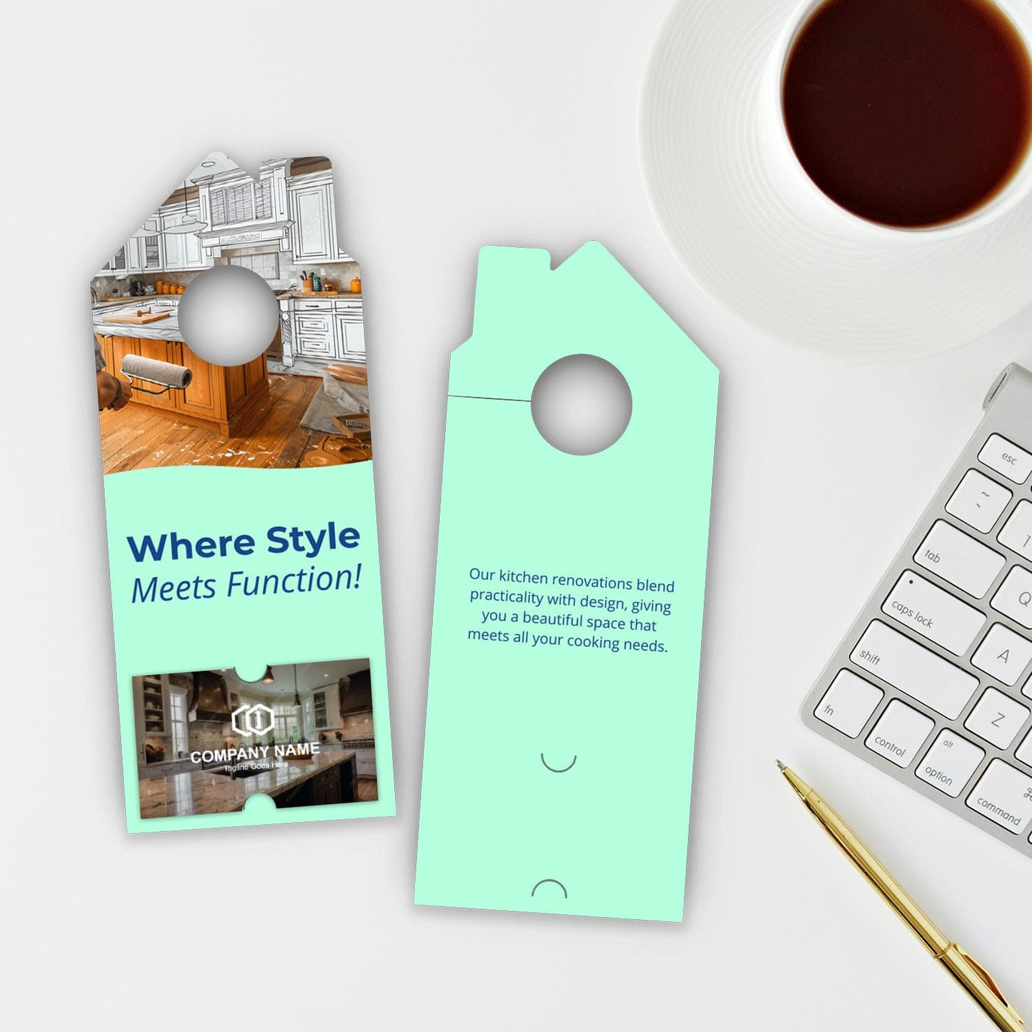 Kitchen Remodeling Services Door Hanger