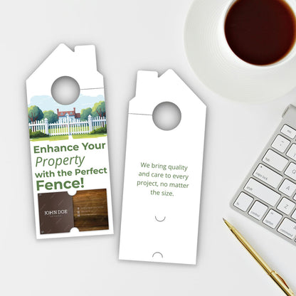 Fence Services Door Hanger