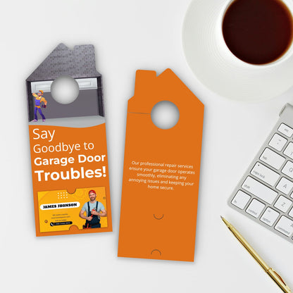 Garage Door Services Door Hanger