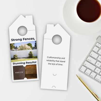 Fence Services Door Hanger
