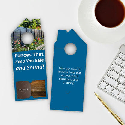Fence Services Door Hanger