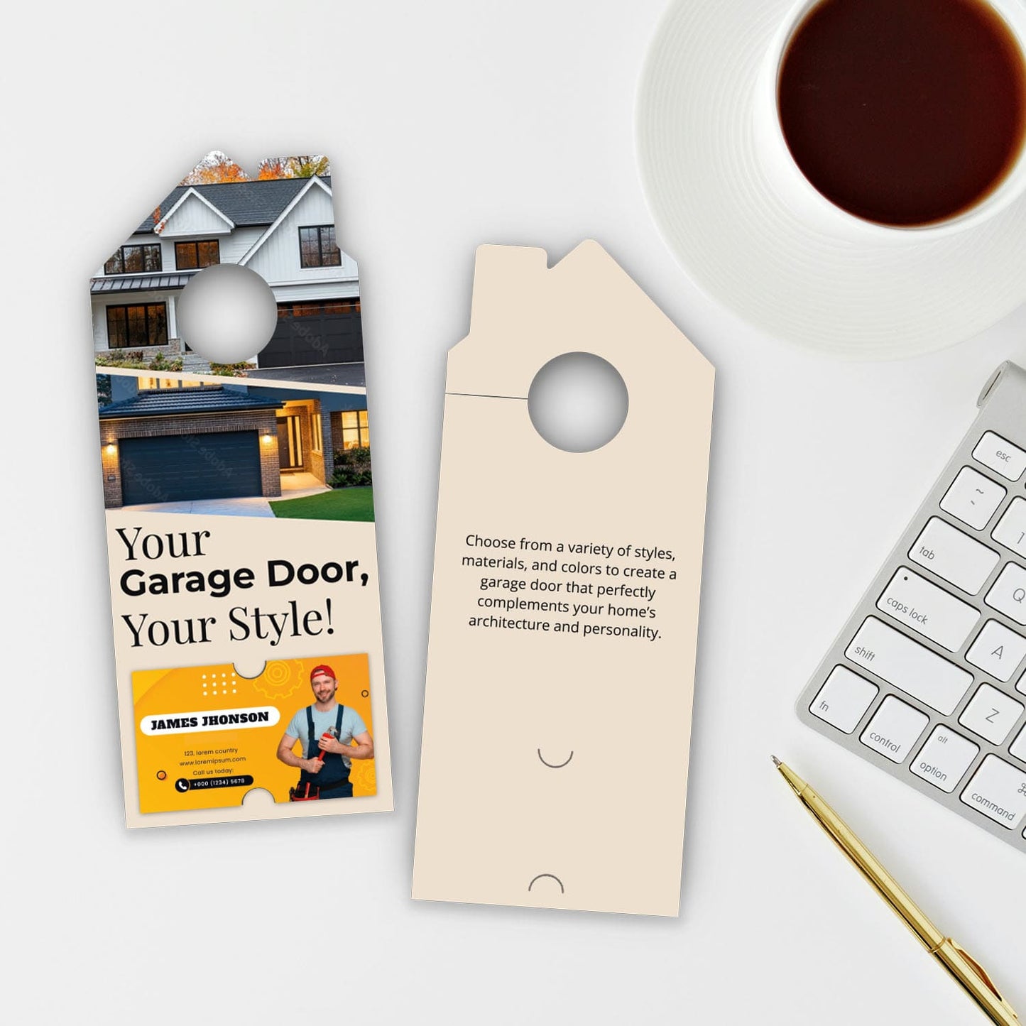 Garage Door Services Door Hanger