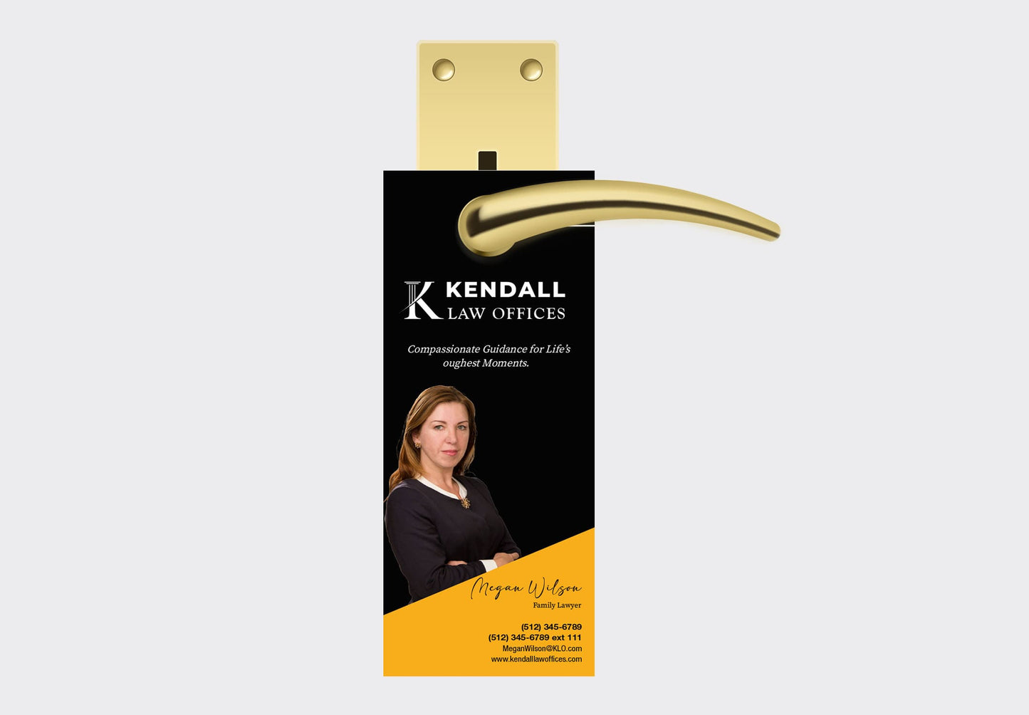 Legal Door Hanger