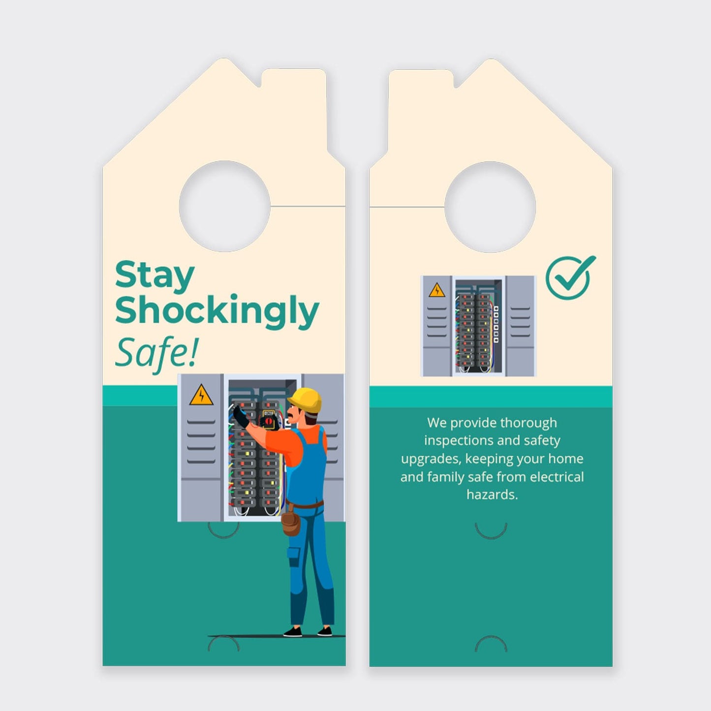 Electrician Services Door Hanger