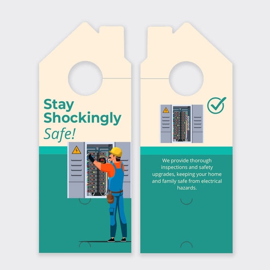 Electrician Services Door Hanger