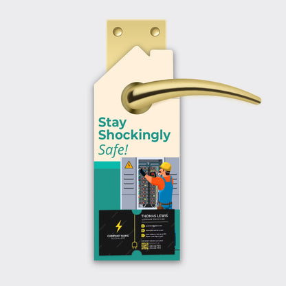 Electrician Services Door Hanger