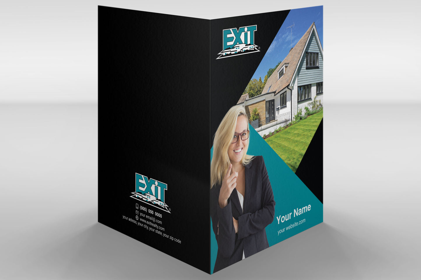 Exit Realty Custom Presentation Folder Printing with Soft touch laminating - 004