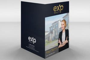 eXp Realty Custom Luxury Presentation Folder Printing With Embossed Foil - 010