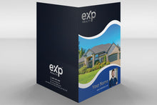 Load image into Gallery viewer, Exp Realty Custom Luxury Presentation Folder Printing With Embossed Foil - 009
