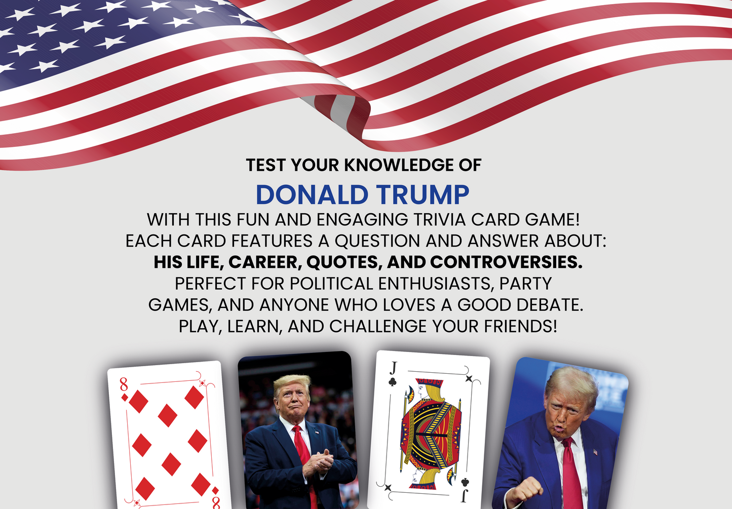 RUSH Donald Trump Playing Cards