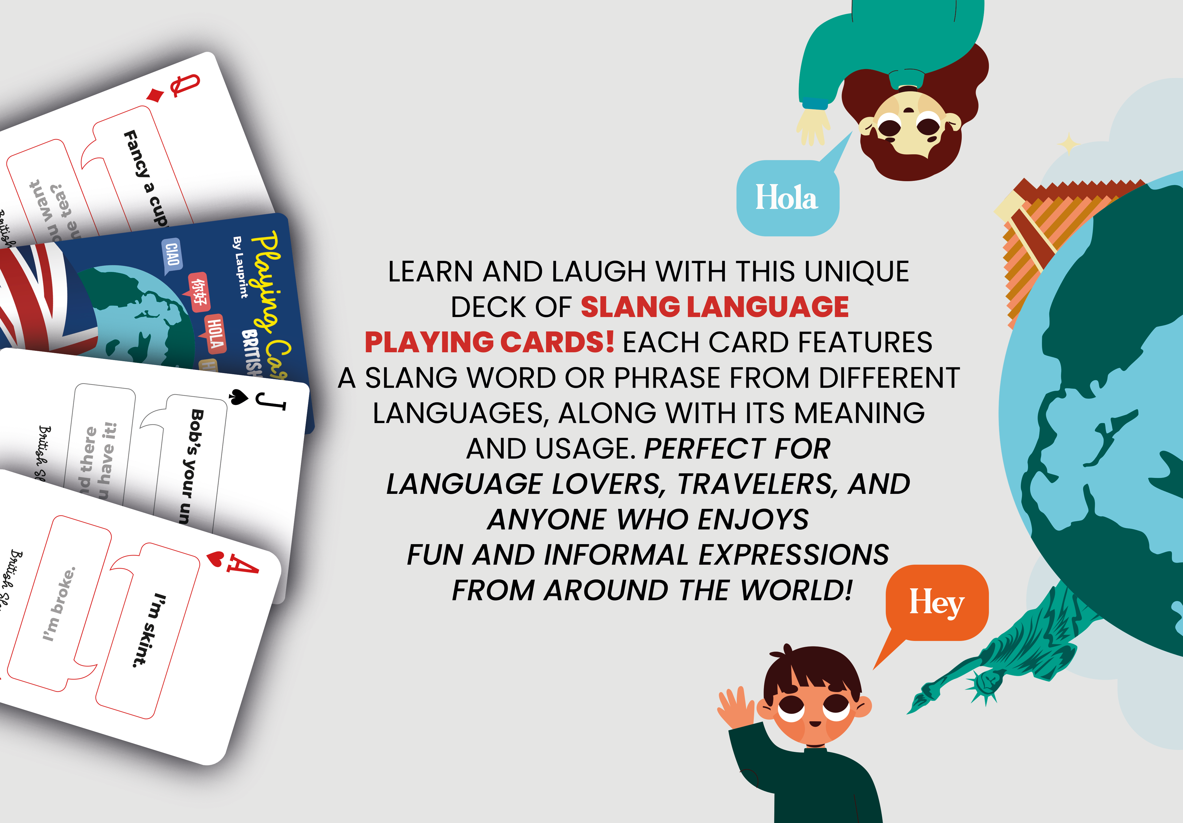 RUSH British Slang Generic Playing Cards