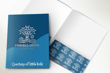 Load image into Gallery viewer, School Custom Presentation Folders With Embossed Foil,  9x12, with pockets, Marketing For School, School Pocket Folders
