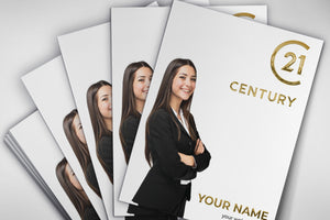 Century 21 Custom Luxury Presentation Folder Printing With Embossed Foil - 003