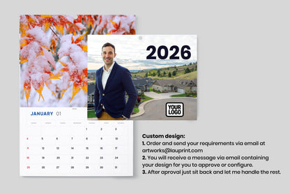 Personalized 2026 Wall Calendar