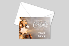Load image into Gallery viewer, Merry Christmas Card, Holiday Card, Festive Card, Card for Her, Card for Him, Personalized Christmas Cards
