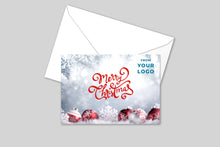 Load image into Gallery viewer, Merry Christmas Card, Holiday Card, Festive Card, Card for Her, Card for Him, Personalized Christmas Cards
