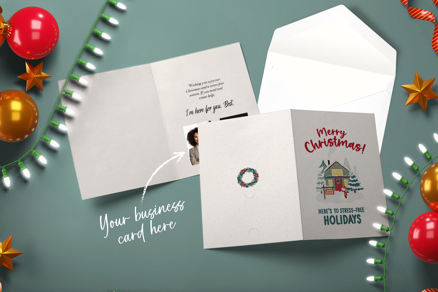 Realtor Holiday Greetings Cards