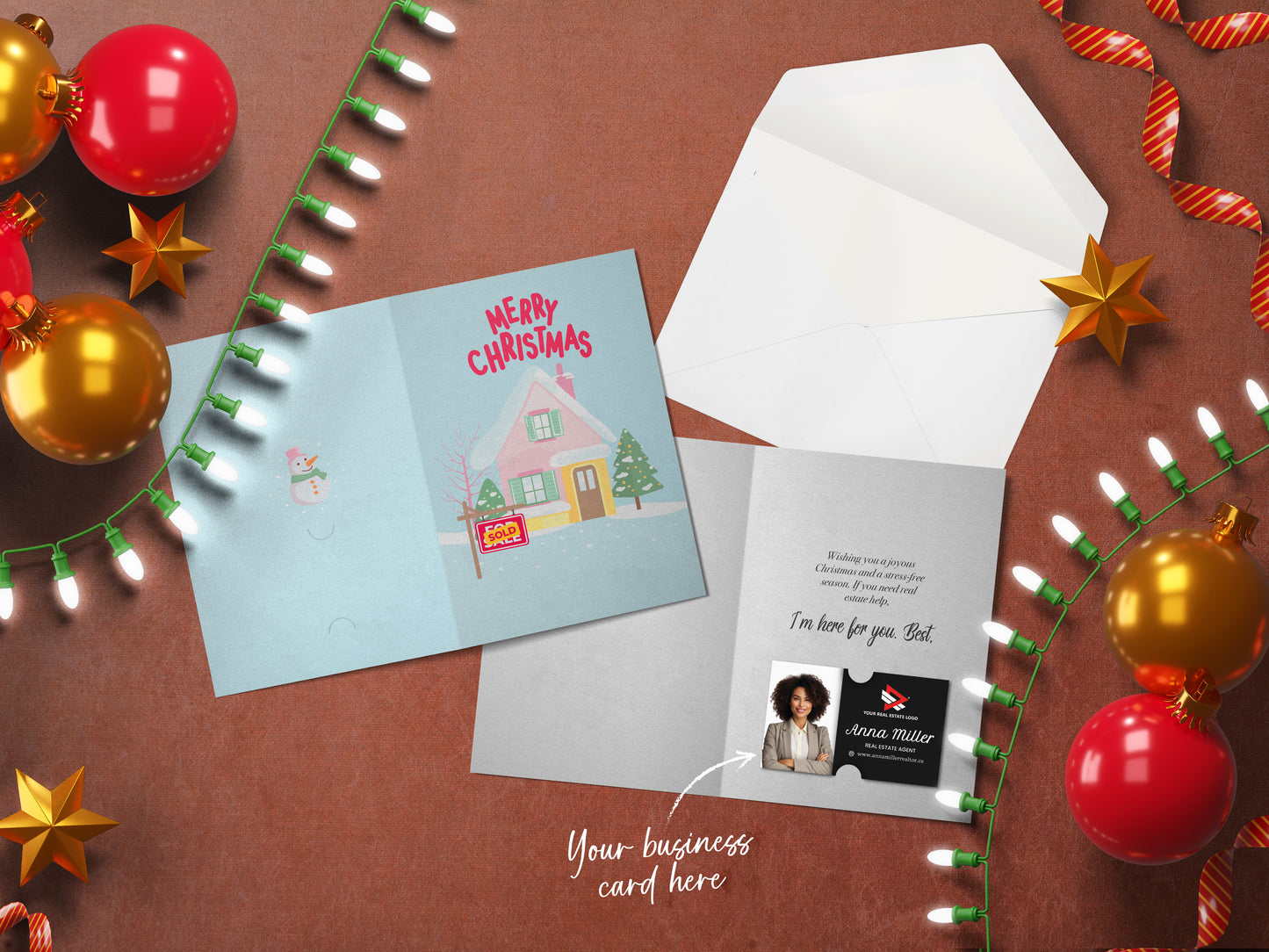Realtor Holiday Greetings Cards