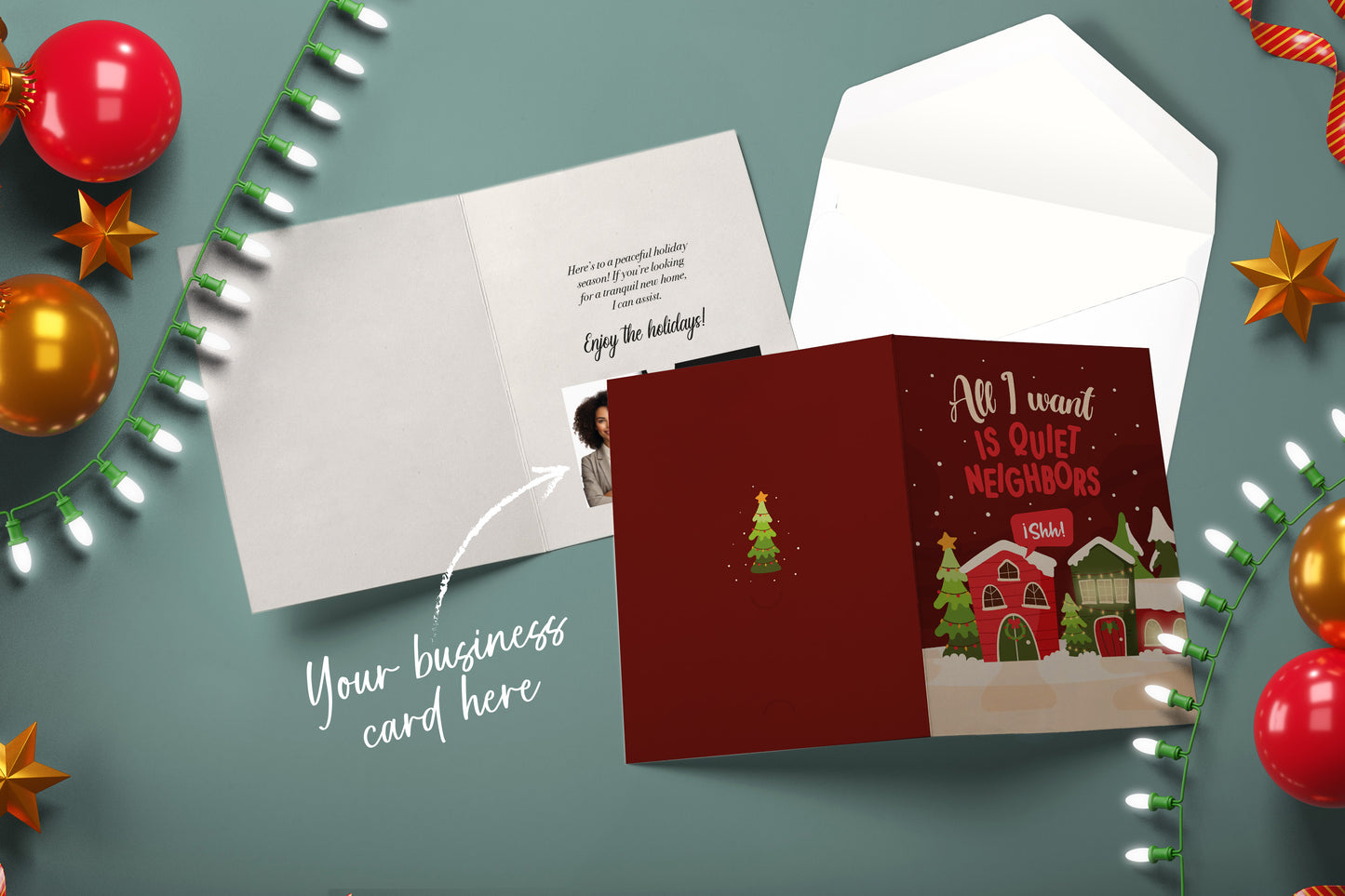 Realtor Holiday Greetings Cards