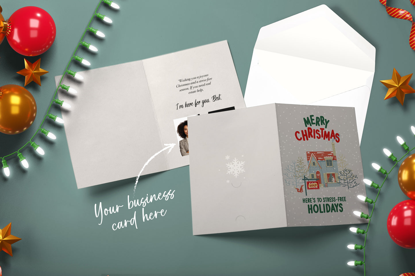 Realtor Holiday Greetings Cards