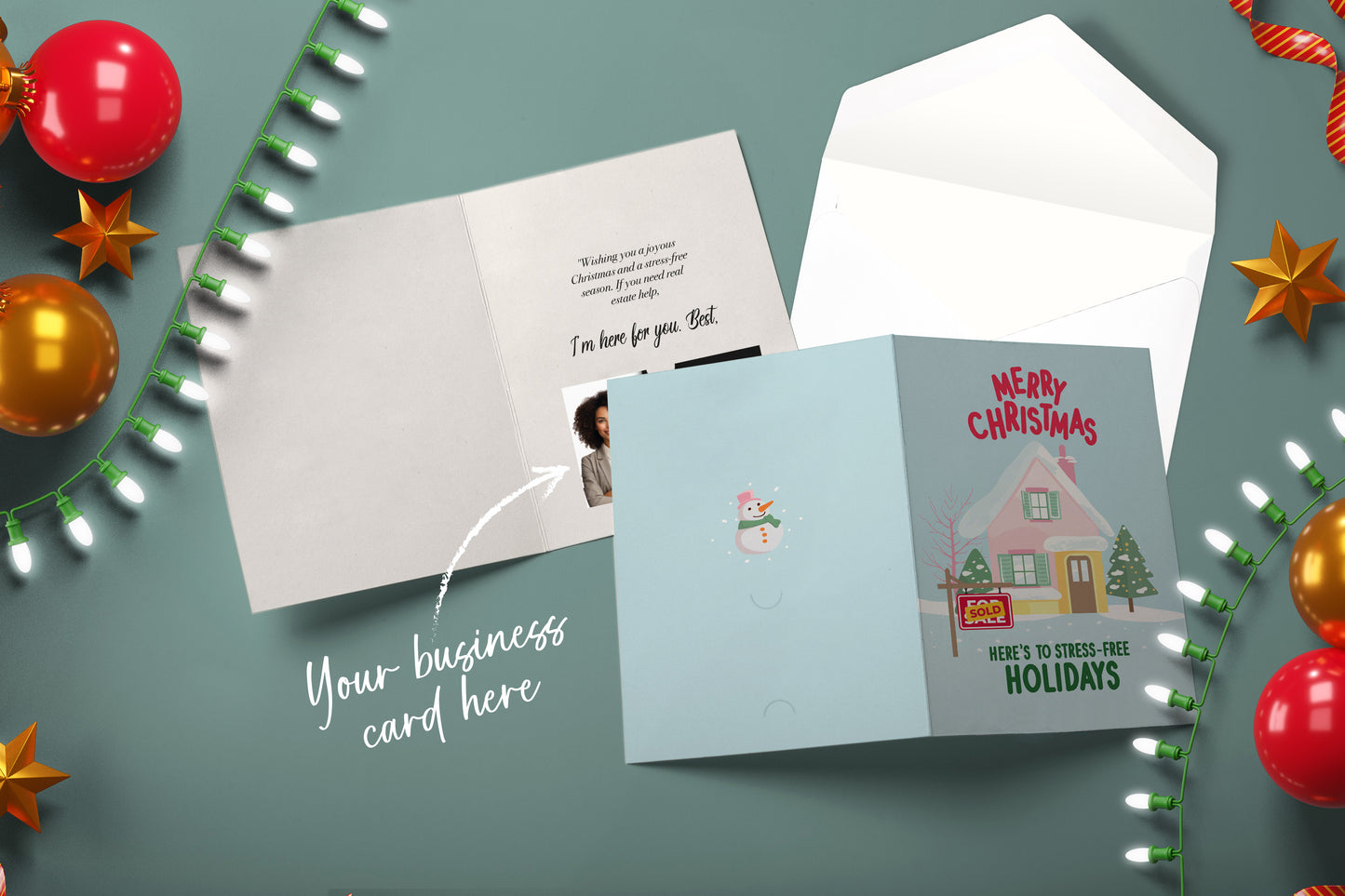Realtor Holiday Greetings Cards