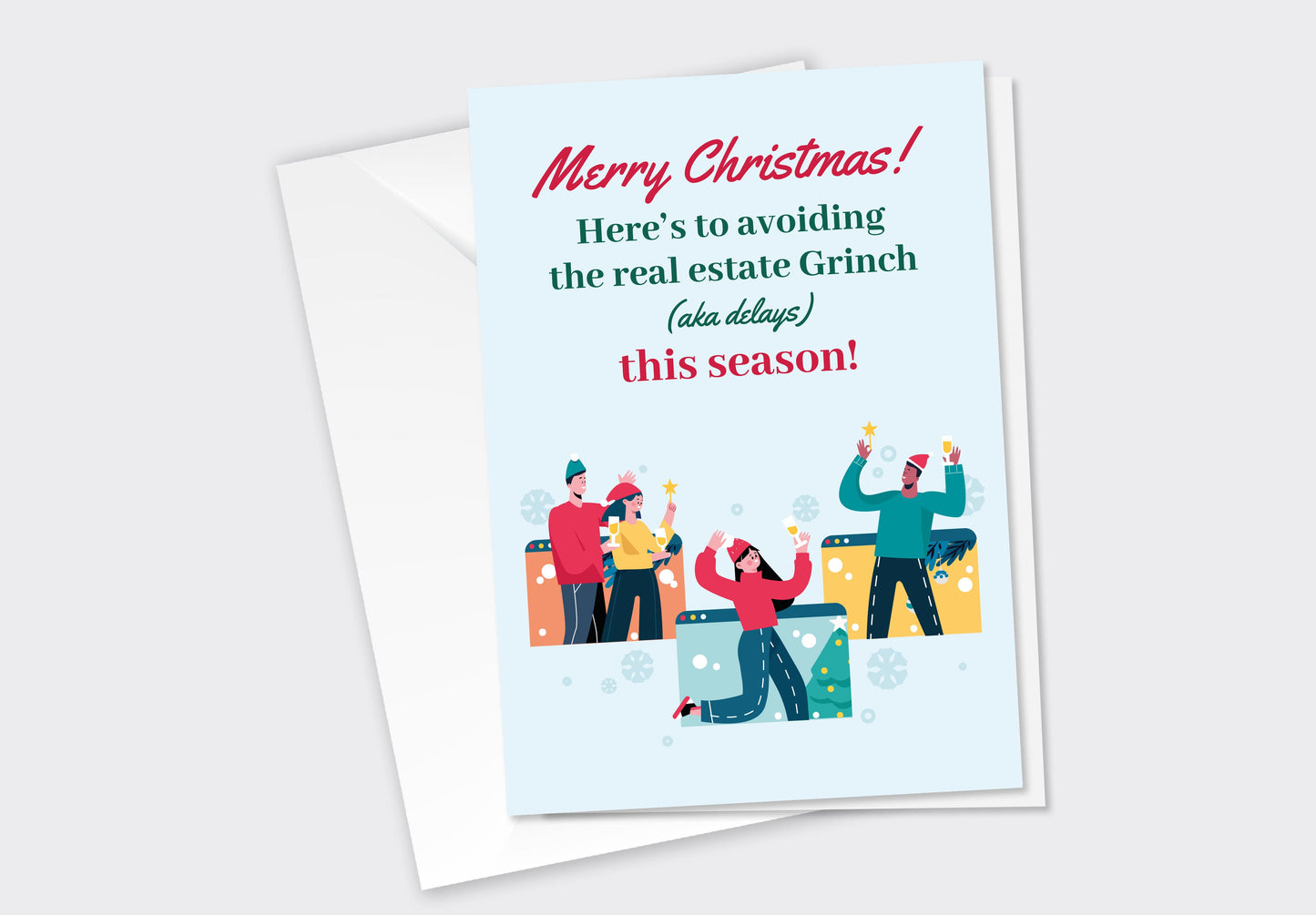 Realtor Holiday Greetings Cards