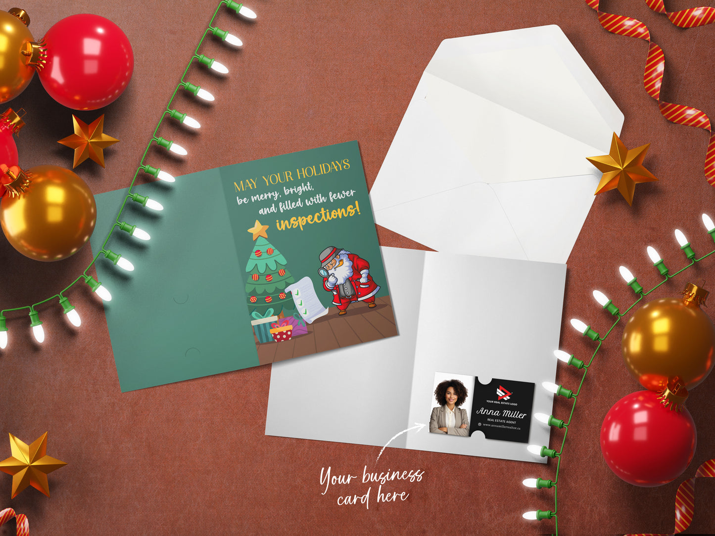 Realtor Holiday Greetings Cards