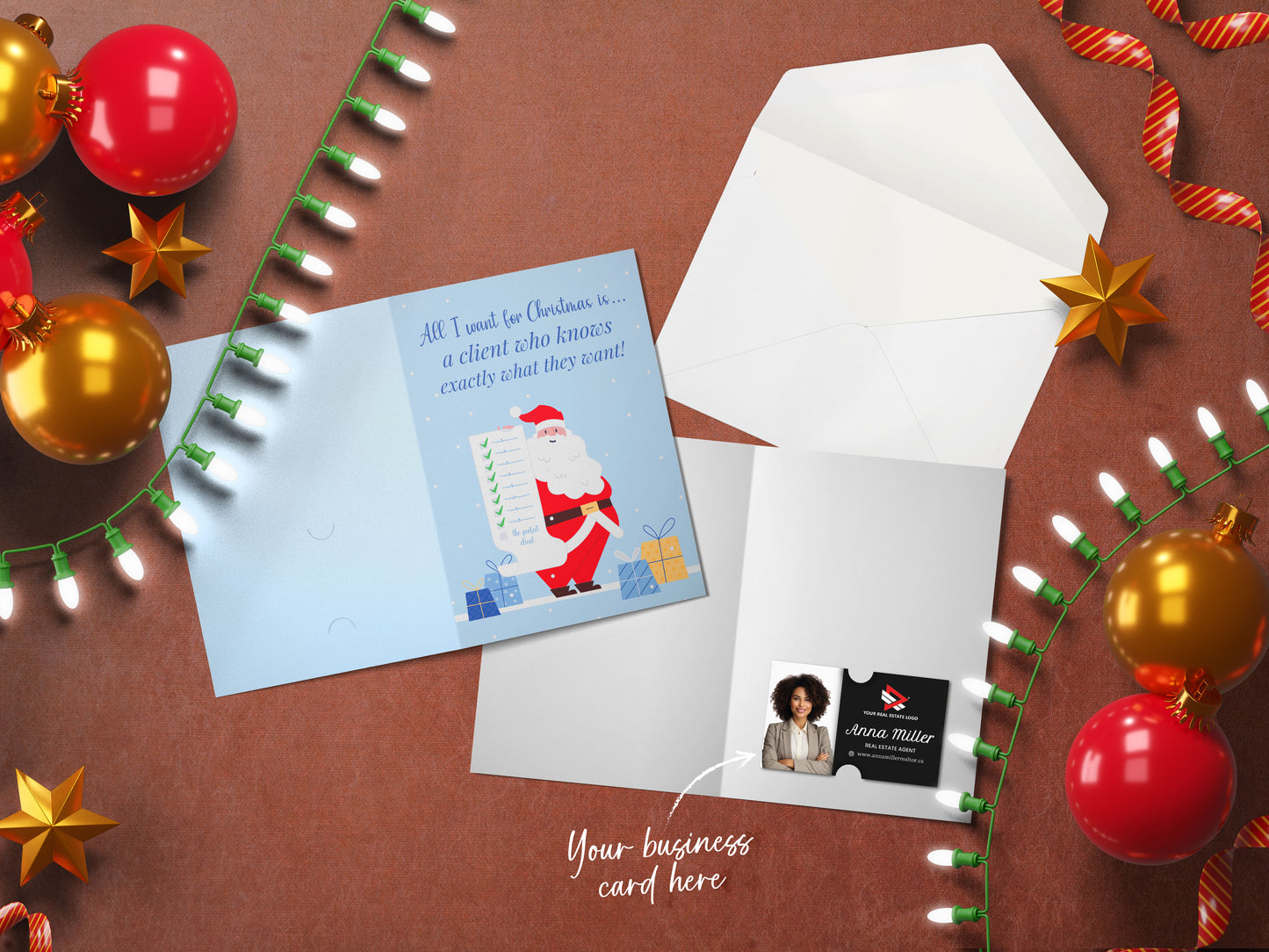 Realtor Holiday Greetings Cards
