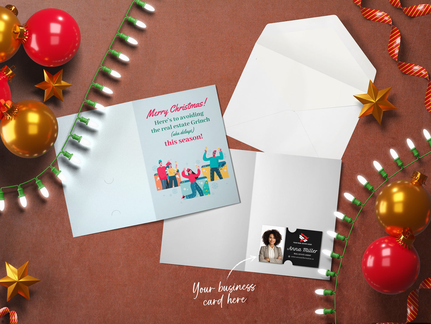 Realtor Holiday Greetings Cards