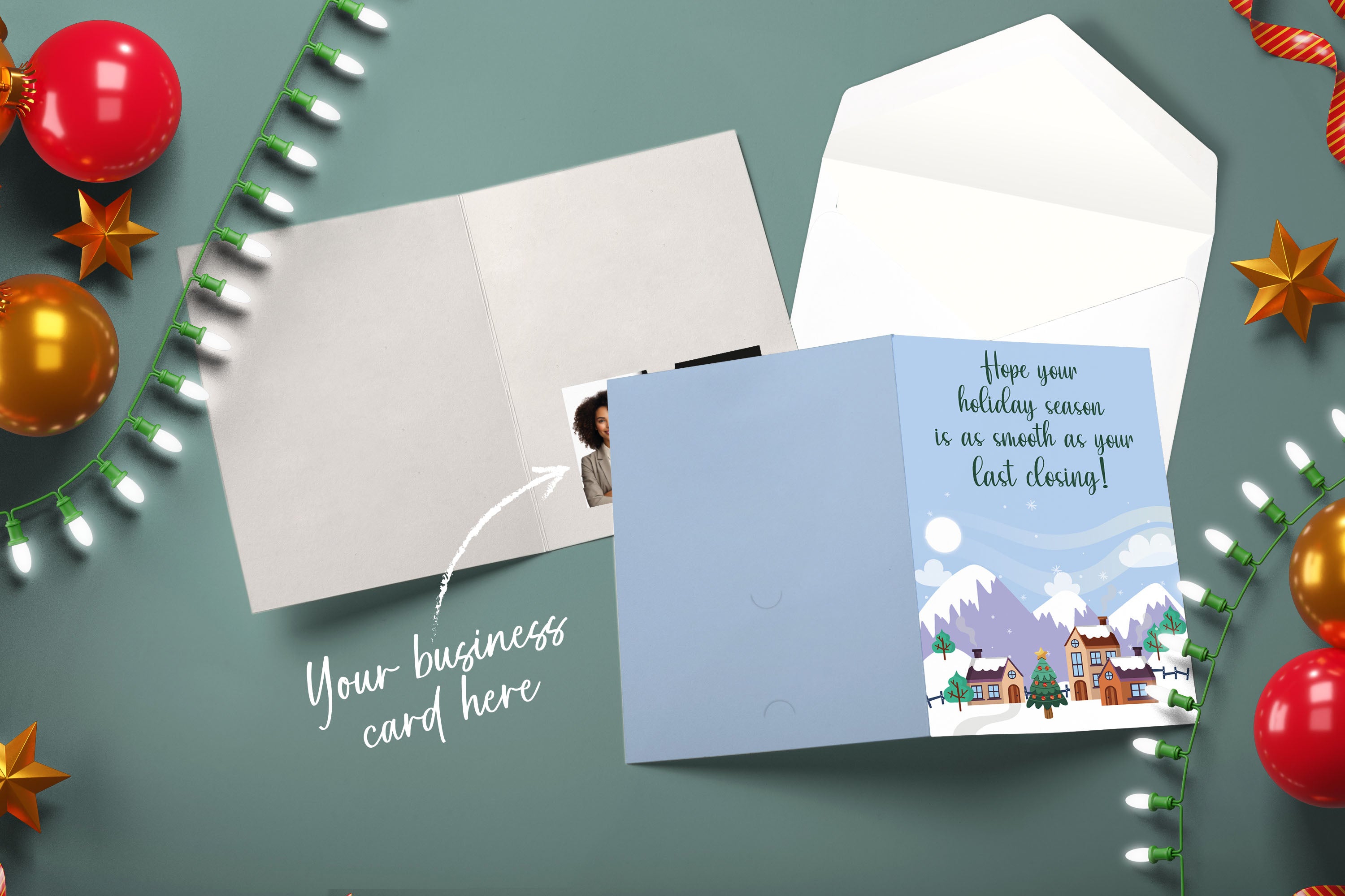 Realtor Holiday Greetings Cards