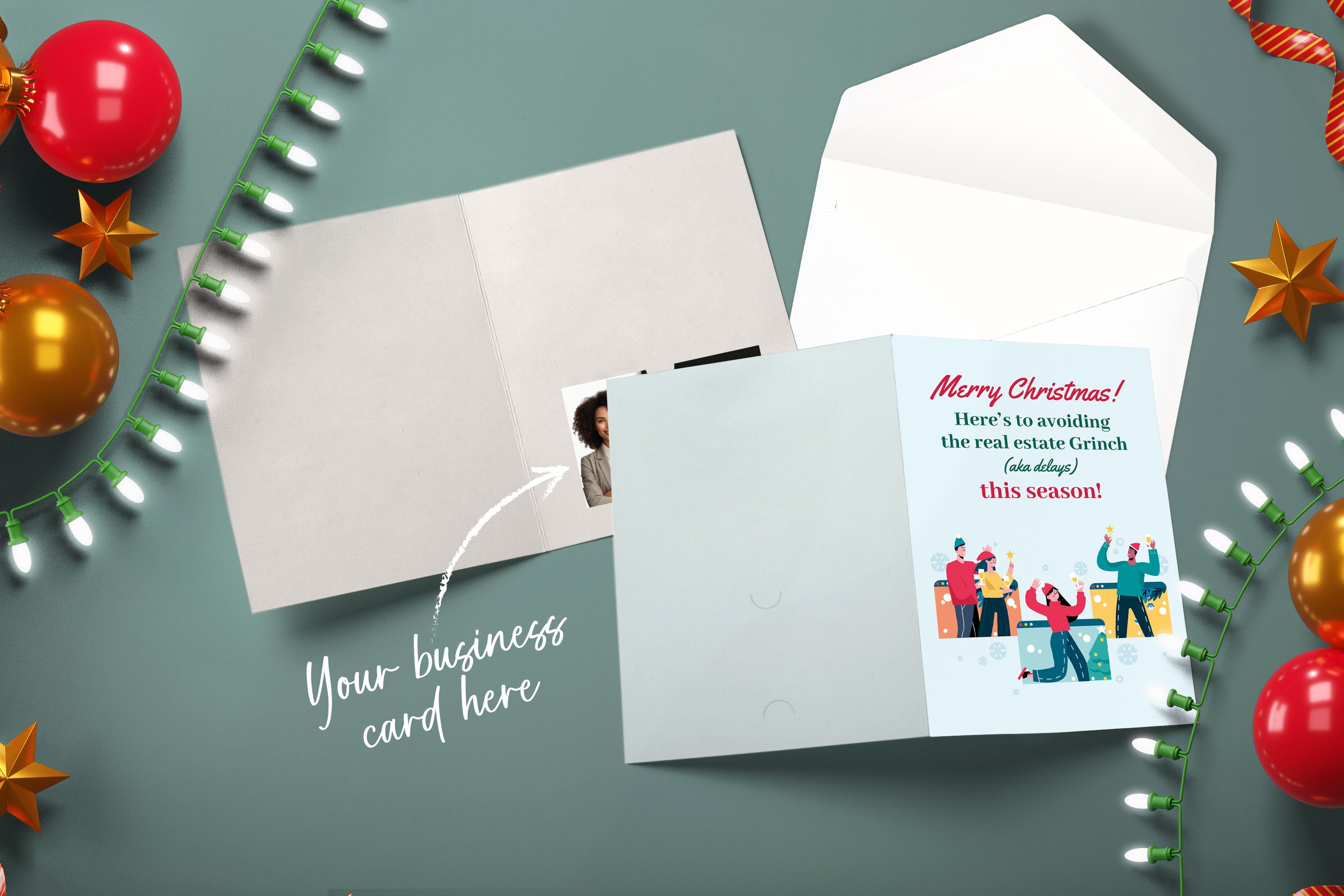 Realtor Holiday Greetings Cards