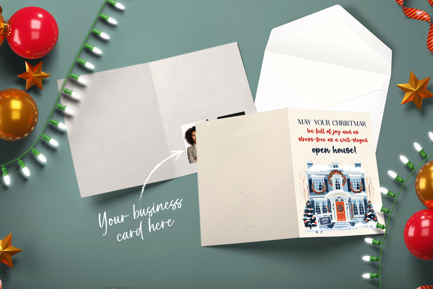 Realtor Holiday Greetings Cards