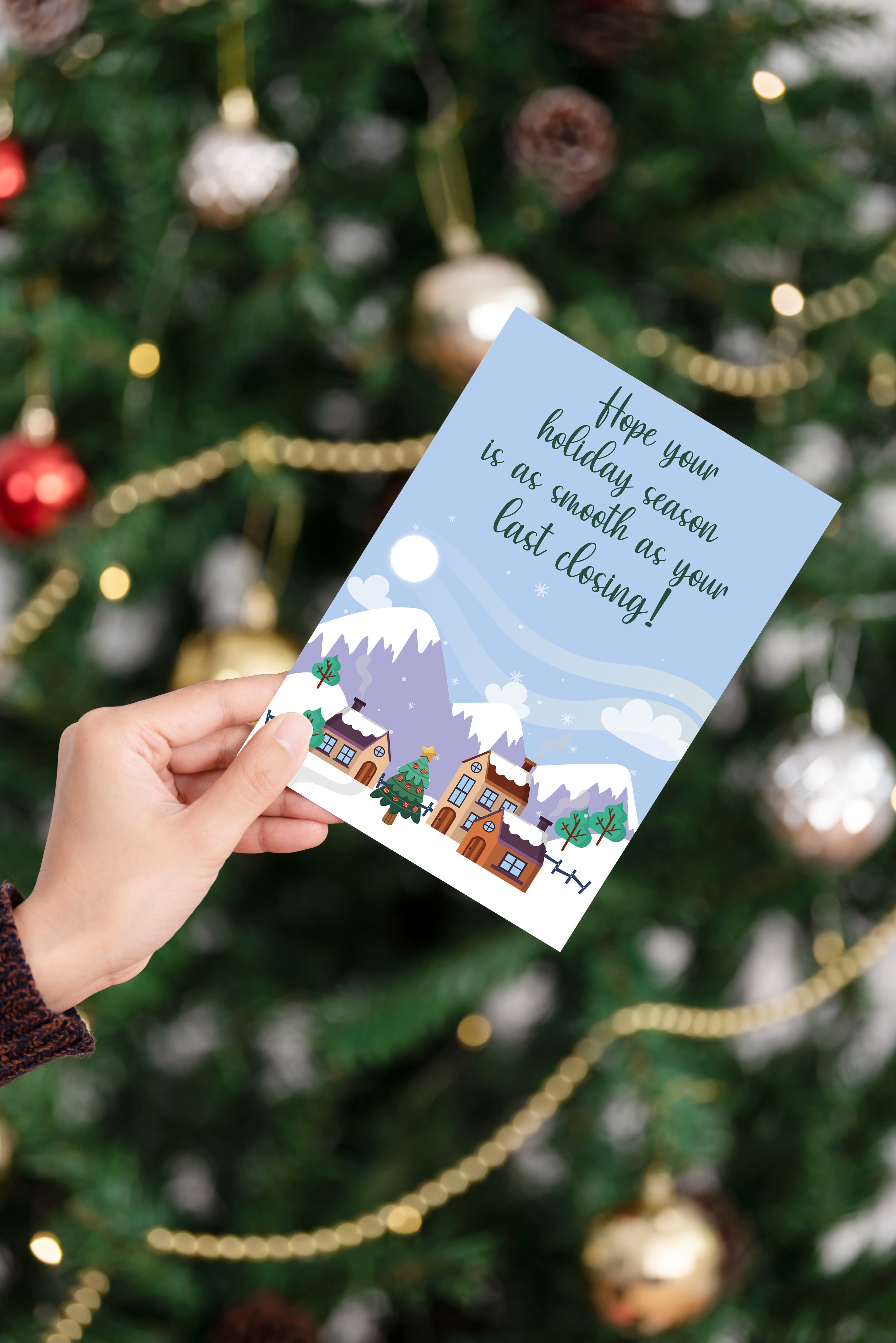 Realtor Holiday Greetings Cards