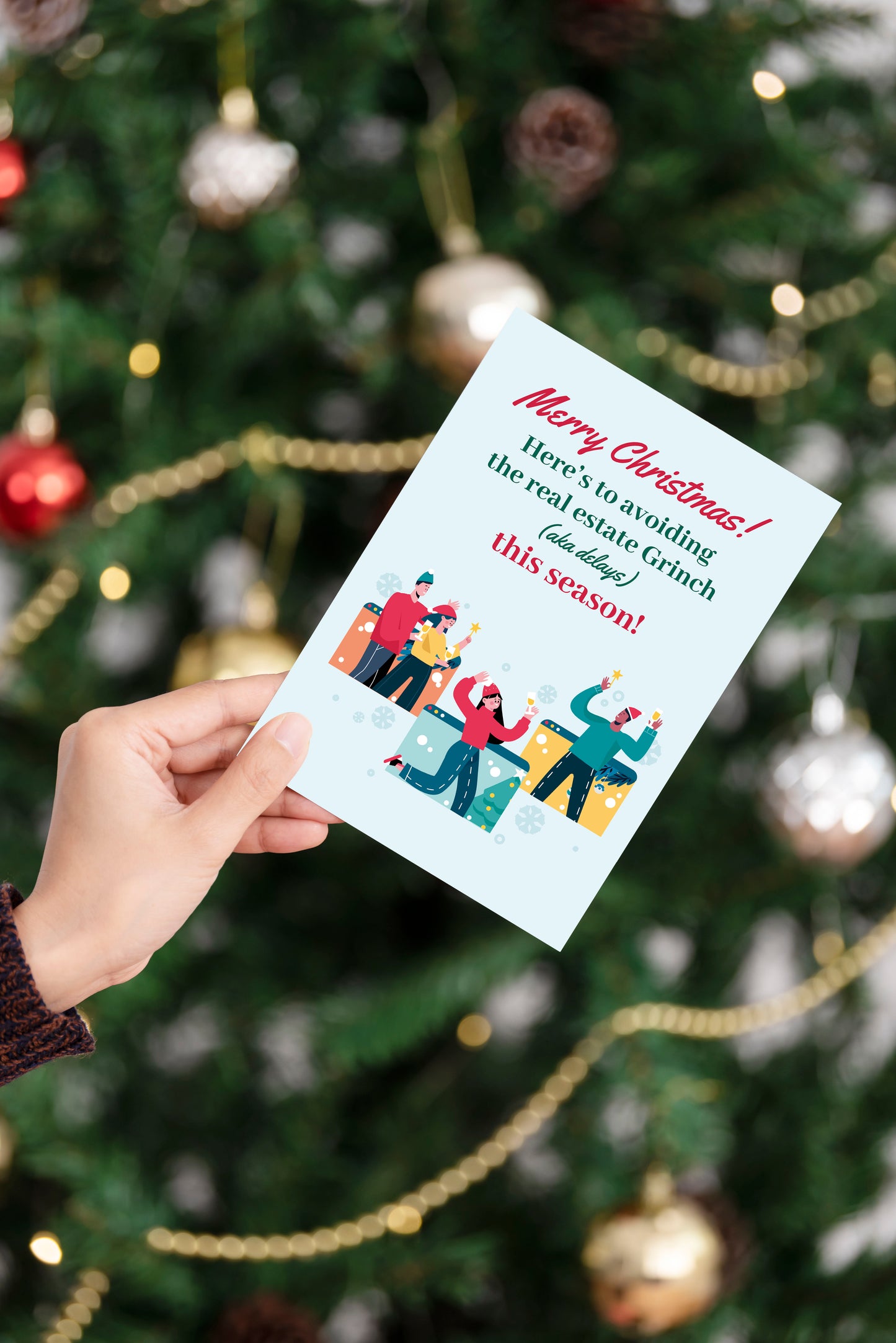 Realtor Holiday Greetings Cards