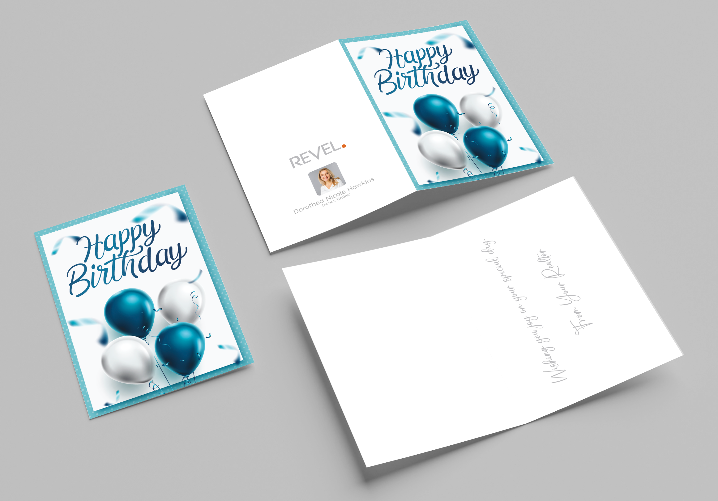 REVEL Happy Birthday Cards
