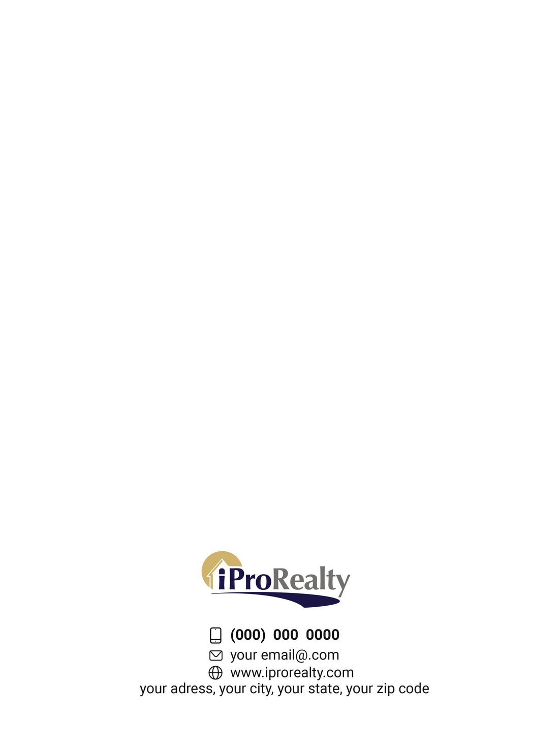 Presentation Folder IPro Realty | Custom | Luxury