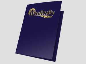 iPro Realty Presentation Folders with Embossed Foil (25 pack)