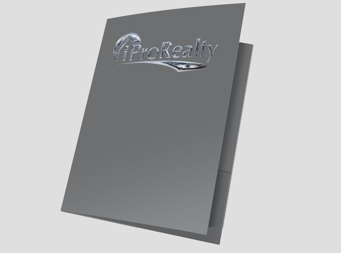 iPro Realty Presentation Folders with Embossed Foil (25 pack)