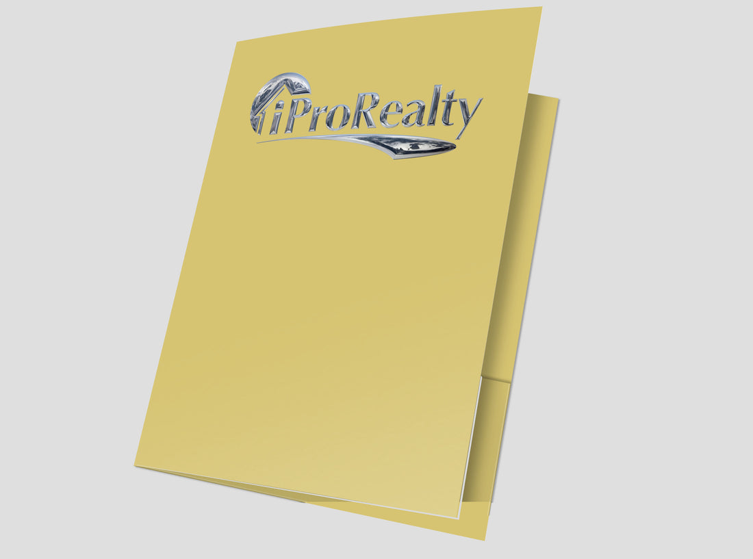iPro Realty Presentation Folders with Embossed Foil (25 pack)