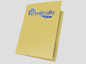 iPro Realty Presentation Folders with Embossed Foil (25 pack)