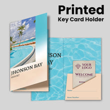 Load image into Gallery viewer, Custom Hotel Key Card Holders | Gift Card Sleeves | Hotel Access Card Sleeves | Key Card Holder | Personalized Key Card Holder
