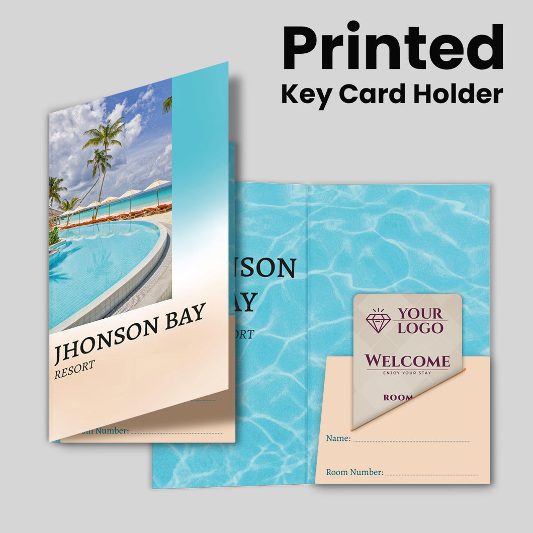 Custom Hotel Key Card Holders | Gift Card Sleeves | Hotel Access Card Sleeves | Key Card Holder | Personalized Key Card Holder