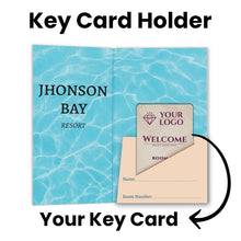 Load image into Gallery viewer, Custom Hotel Key Card Holders | Gift Card Sleeves | Hotel Access Card Sleeves | Key Card Holder | Personalized Key Card Holder
