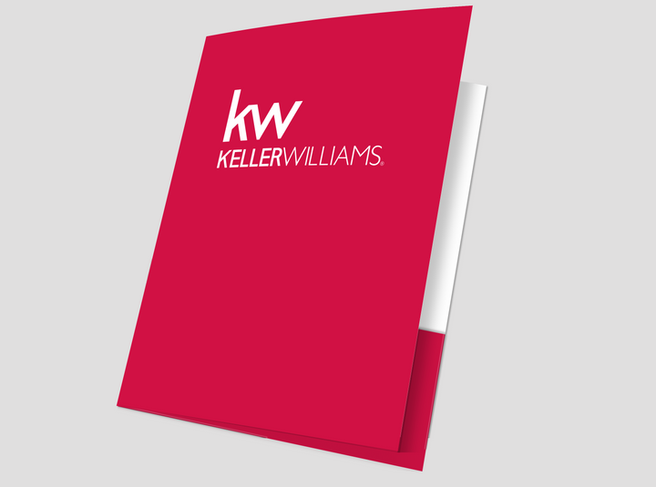 Pack  25 Presentation Folders Keller Williams | Generic | Economy