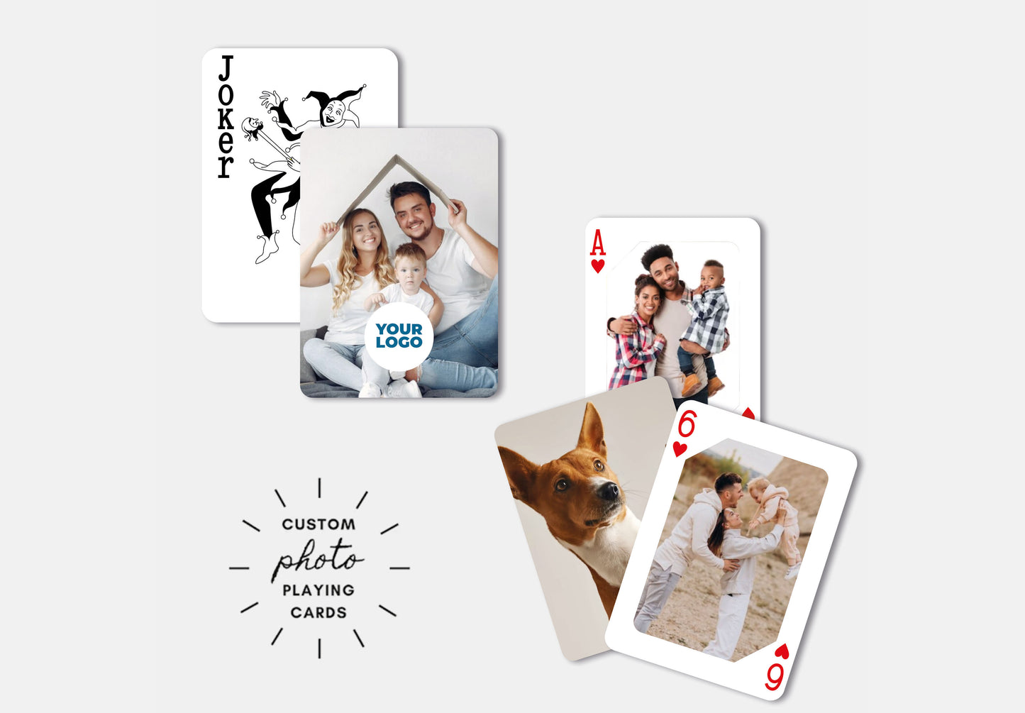 RUSH Custom Photo Playing Cards