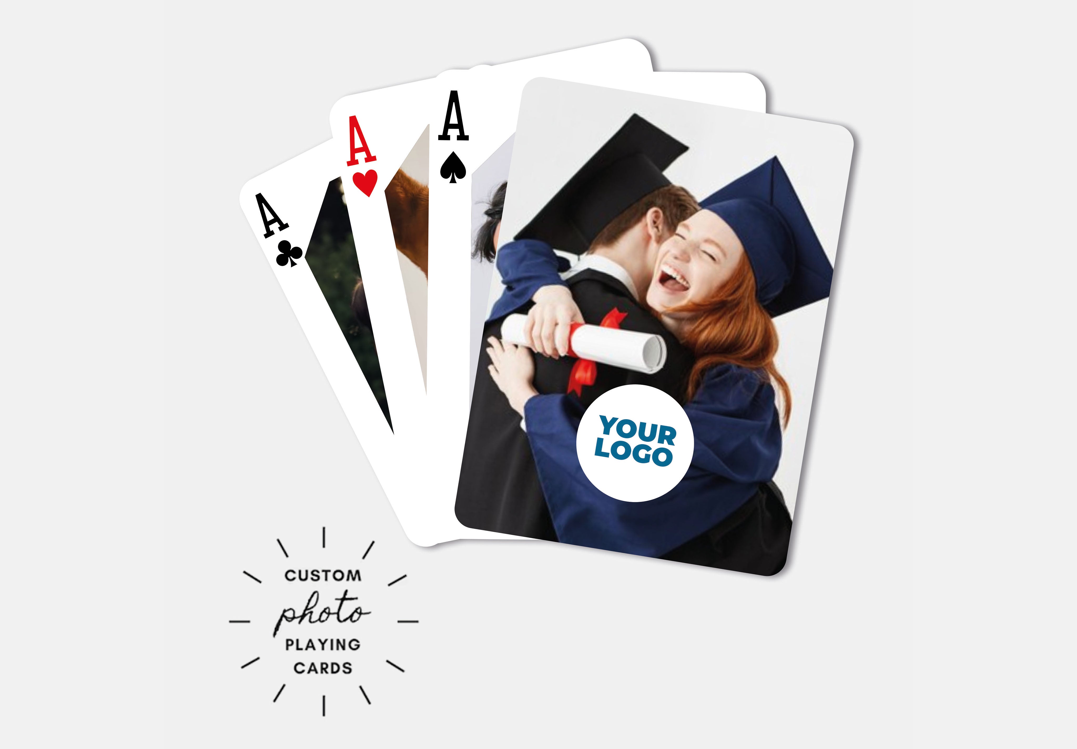 RUSH Custom Photo Playing Cards